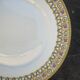 6 plates in limoges porcelain pattern old floral frieze
