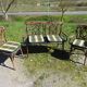 Baumann salon, armchair, bench and bistro chair
