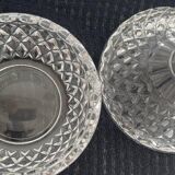 Bonbonnière, sugar bowl Crystal d'Arques