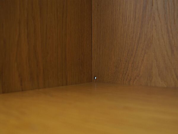 Bibliothèque en frêne, design danois, années 1970, designer : Børge Mogensen, fabricant : Søborg Møbler