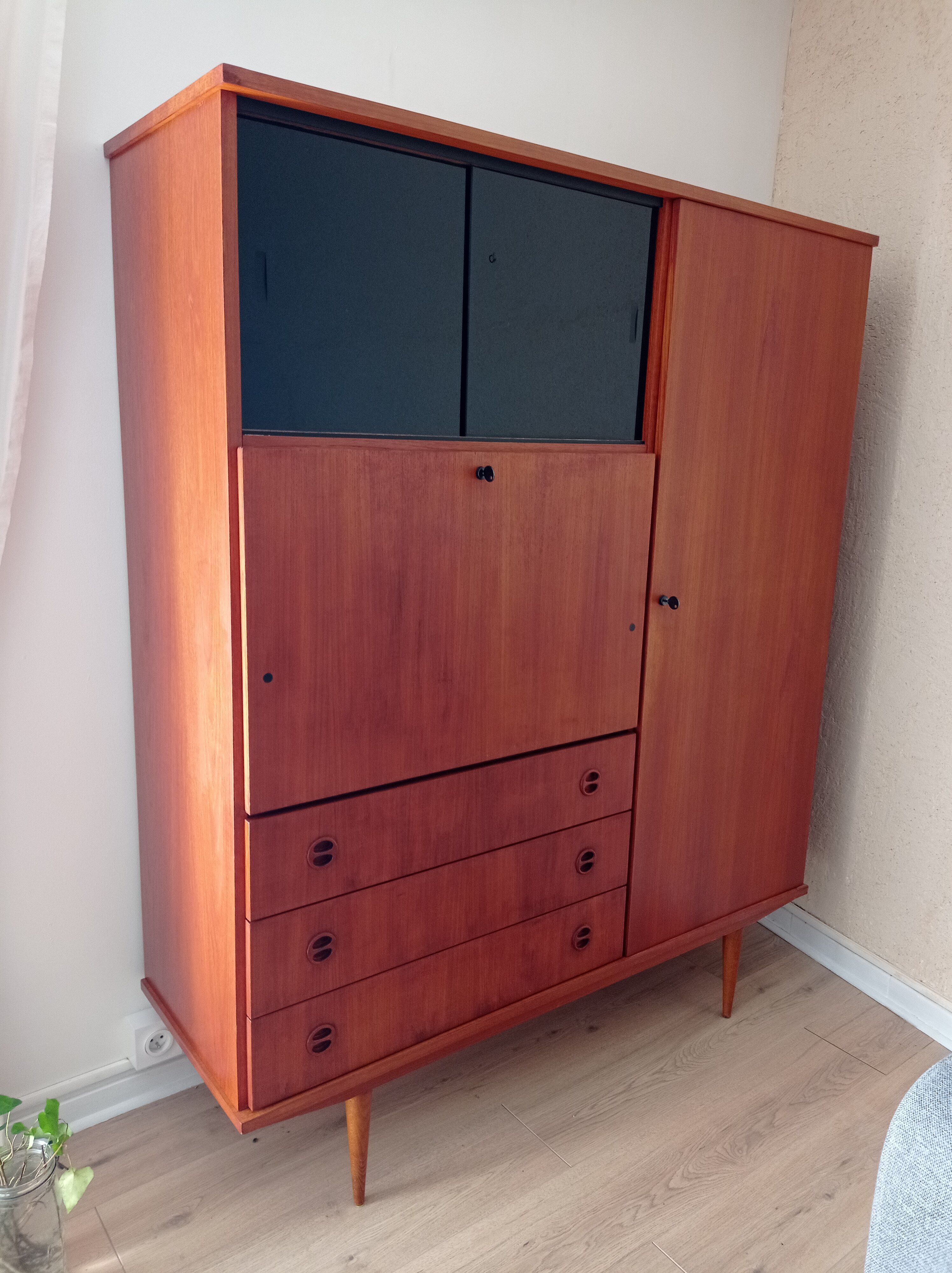 Scandinavian high sideboard