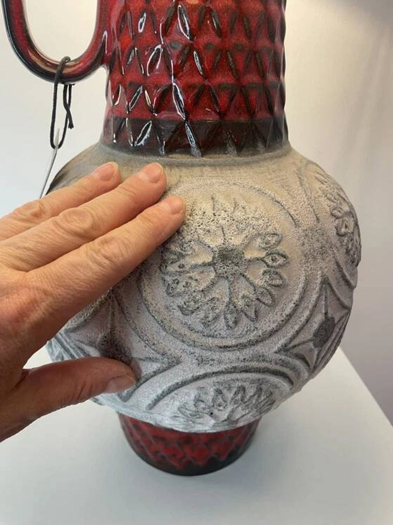 Bad Keramikvase - Design Bodo Mans - Serie 63 -
