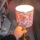 Pair of brass bedside tables