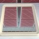 Miroir vintage, cadre en plastique