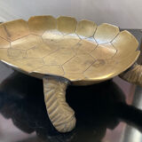 Vintage turtle pocket in solid bronze