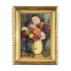Still life with a bouquet of flowers, oil on canvas, French school, 20th century.