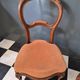 Ensemble paire de chaises basses chauffeuses style Louis Philippe