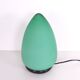 Lampe de table en forme d'oeuf en verre de Murano vert