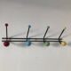 8 hanger hooks balls 66cm vintage 1960