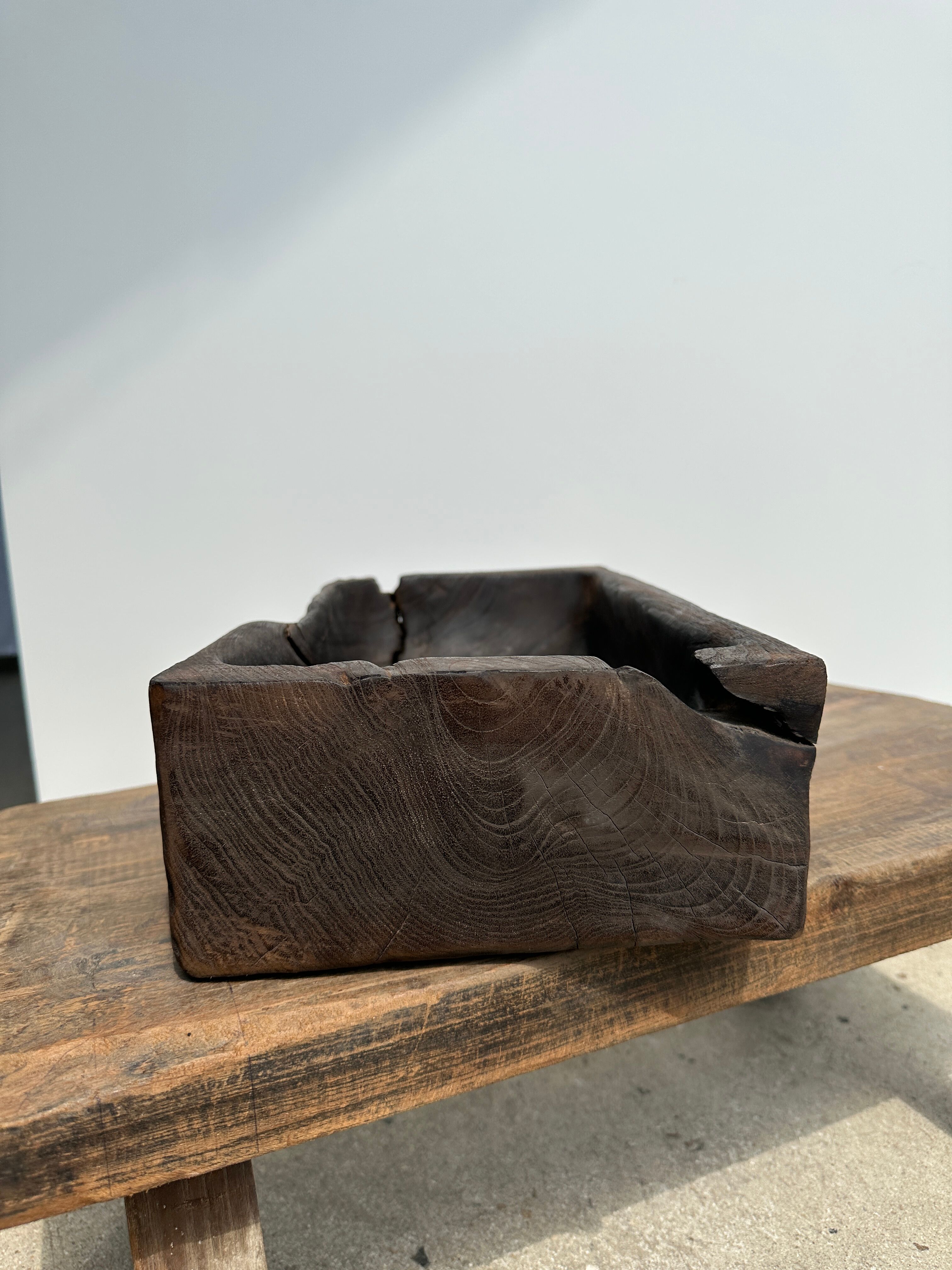 Asian teak empty pocket