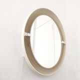 Allibert 1970 illuminated retro oval vintage mirror