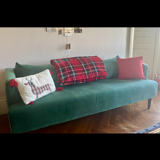 Green velvet sofa Maisons du monde