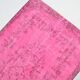 Oushak Floor Pink Wool Carpet 3148