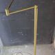 Vintage brass articulated streetlight 60