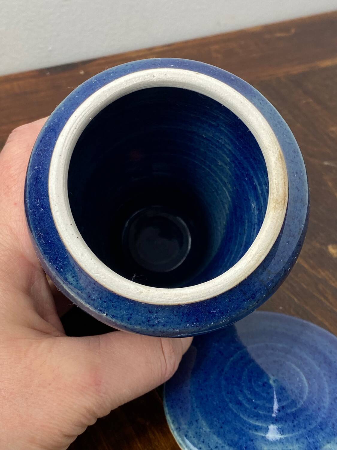 Glazed ceramic candy dish
