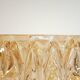 Pair of vintage globes for lighting - amber glass