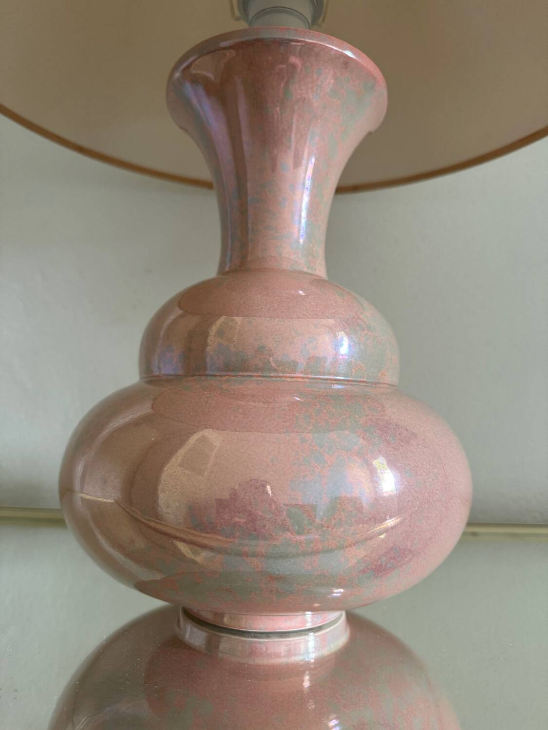 Charolles earthenware lamp from the 80s