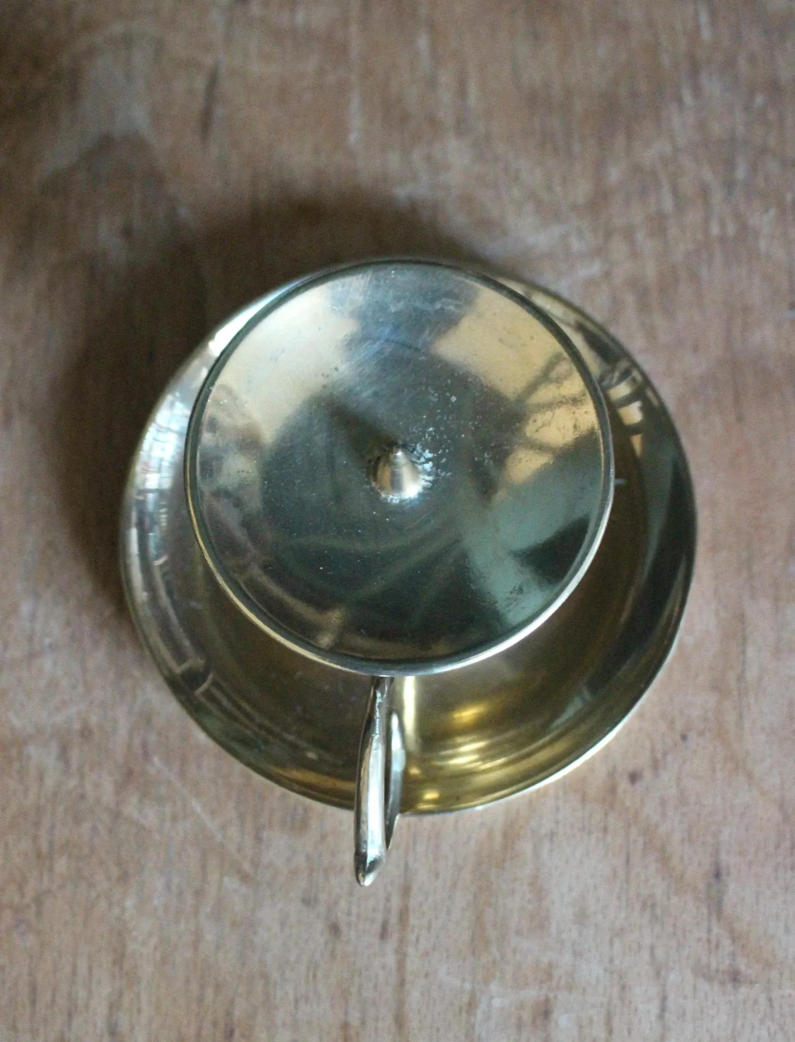Candle holder rat of the cellar brass candle holder