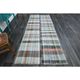 Vintage Turkish Oushak Handmade Wool Cotton Green Runner Rug 125x310
