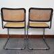 Paire de chaises cannées modèle b32 de Marcel Breuer