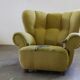 Vintage iconic large upholstered lounge / easy chair from Denmark 1930s