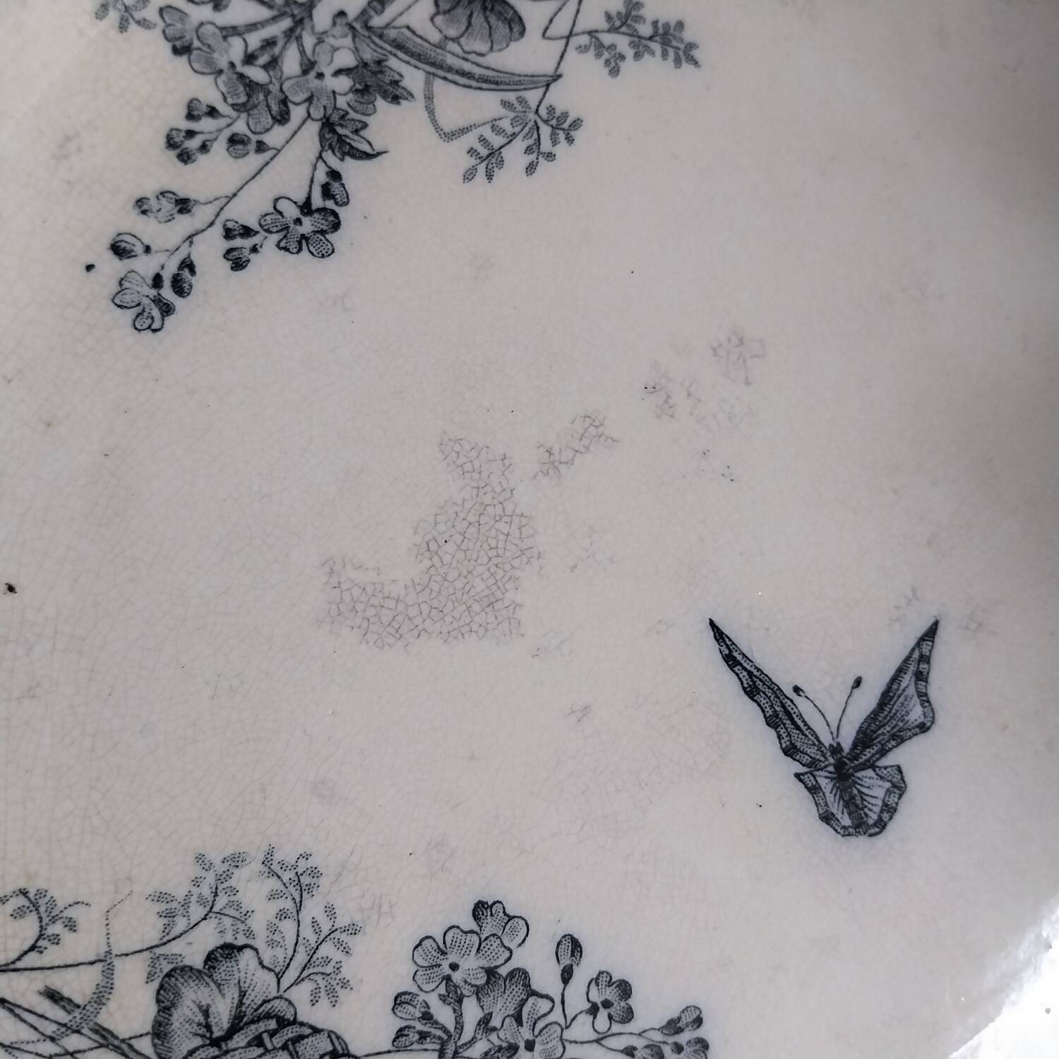 Large iron earth dish Onnaing Nord model Moisson