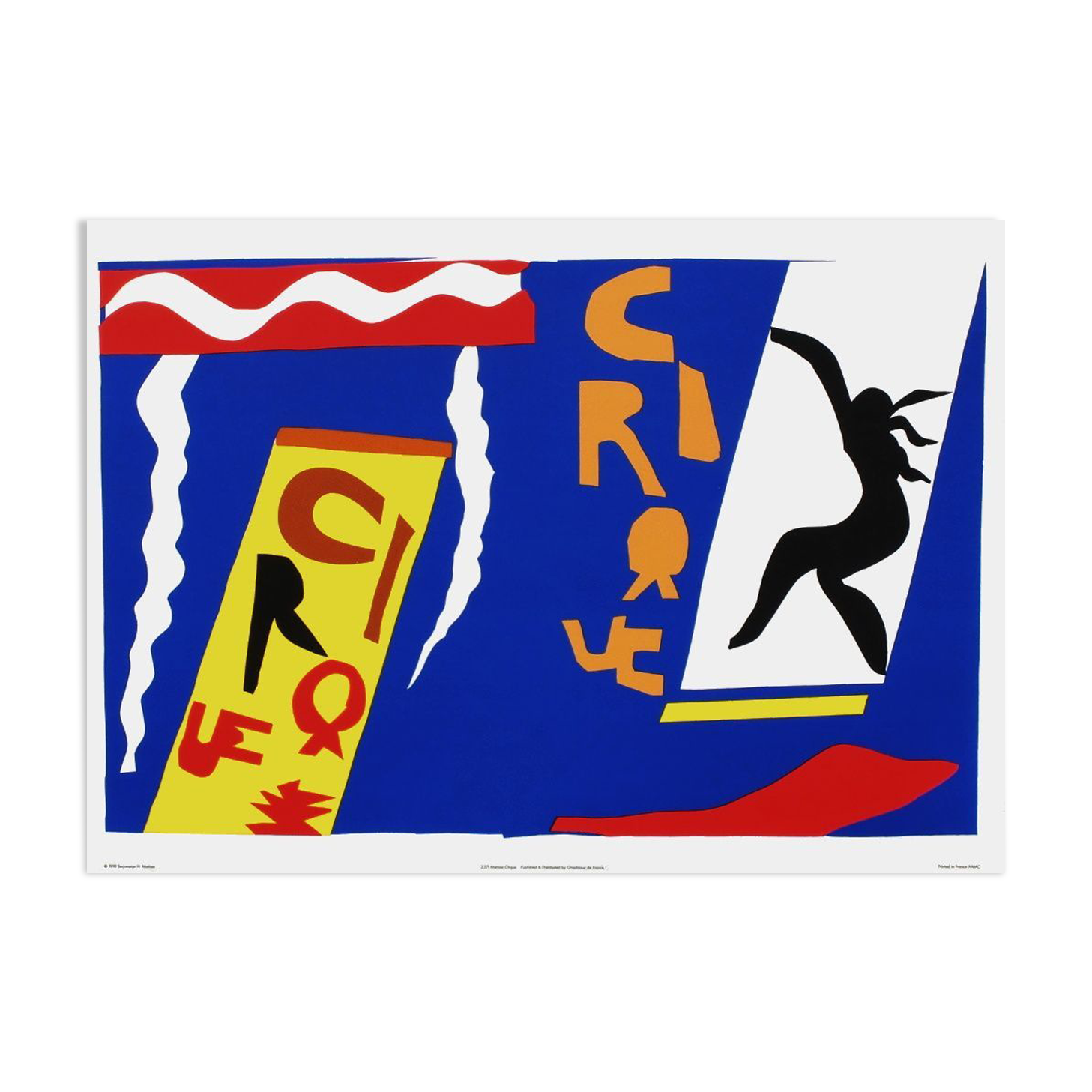 Poster Henri Matisse Le Cirque 1990