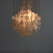 Lustre en pastilles de céramique, années 60