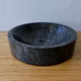 Dark grey marble ashtray