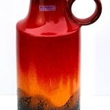 Set of 3 vintage vases, Scheurich, W-Germany, 1960