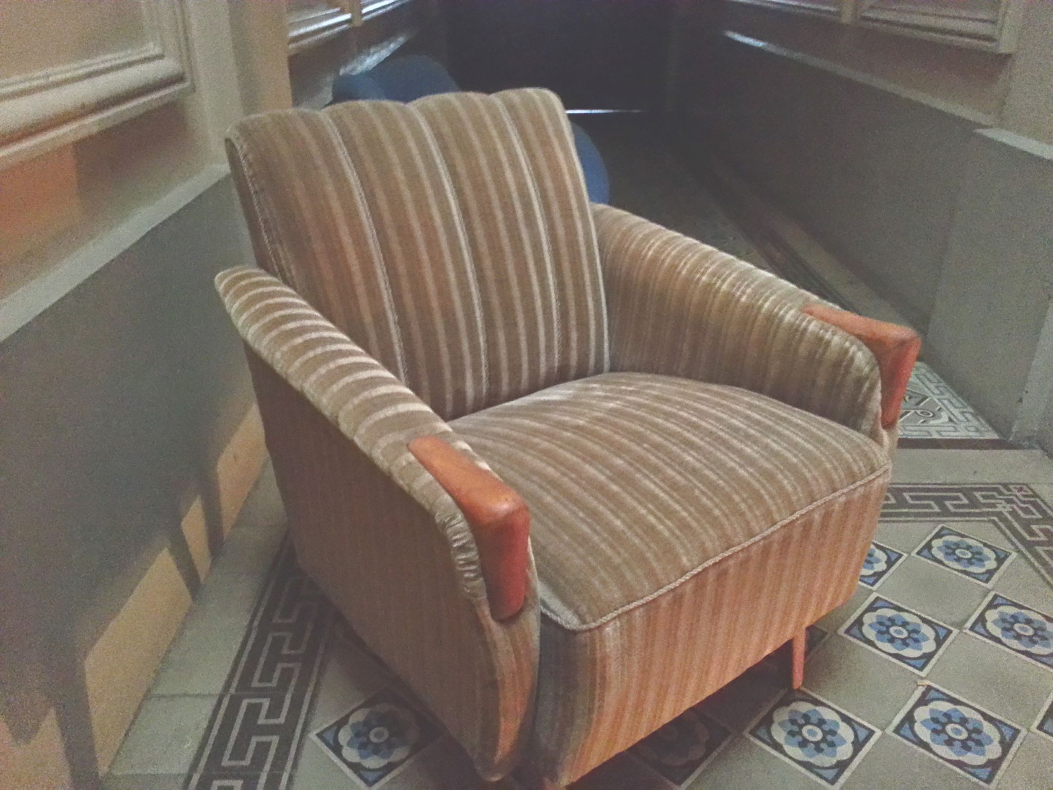 Fauteuil club années 50 60 scandinaves