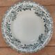 6 antique deep plates made of ironstone - Guadeloupe model
