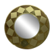 Miroir rond laiton doré vintage