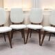 4 chaises en teck design 1960