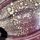 Oval dish in enamelled ceramic signed Morvan
