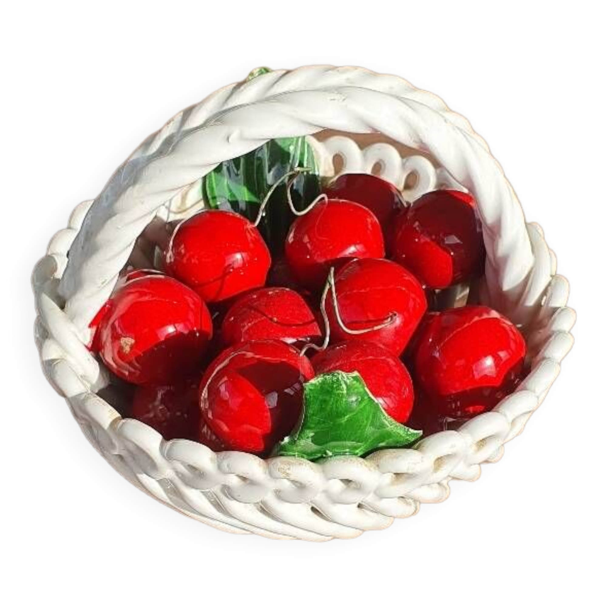 Basket of cherries