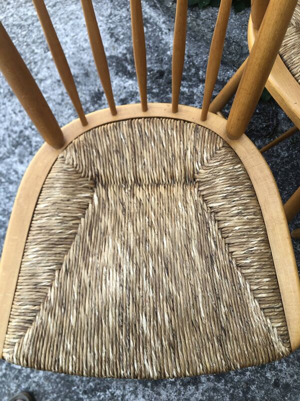 Chaises Design Arno Lambrecht pour WK Möbel années 50