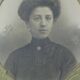 old photo portrait in golden frame (54x62 cm), 1910