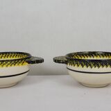 2 Henriot Quimper ear bowls