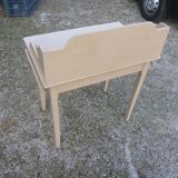 Table de toilette ancienne patine beige