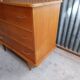 Scandinavian chest of drawers with compass feet