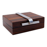 Art Deco box in wood and metal attributed to the DESNY House - 1930s