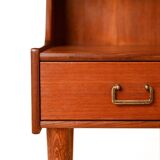 1960s bedside table with double top