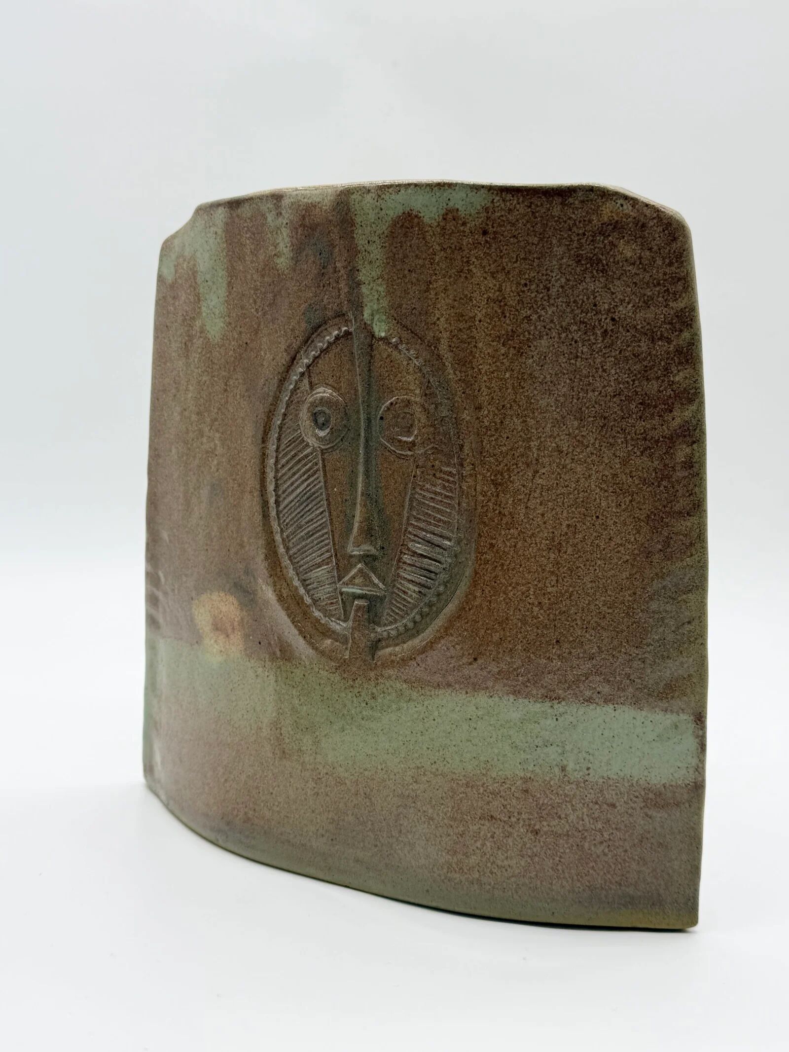 "Totem" vase signed by Anthony Pitot – unique piece, 1980s