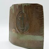 "Totem" vase signed by Anthony Pitot – unique piece, 1980s