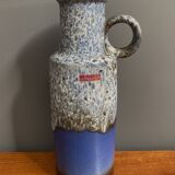 Vase Scheurich modèle 401-28 bleu et gris