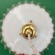Vintage white opaline lace pendant light (OP12)