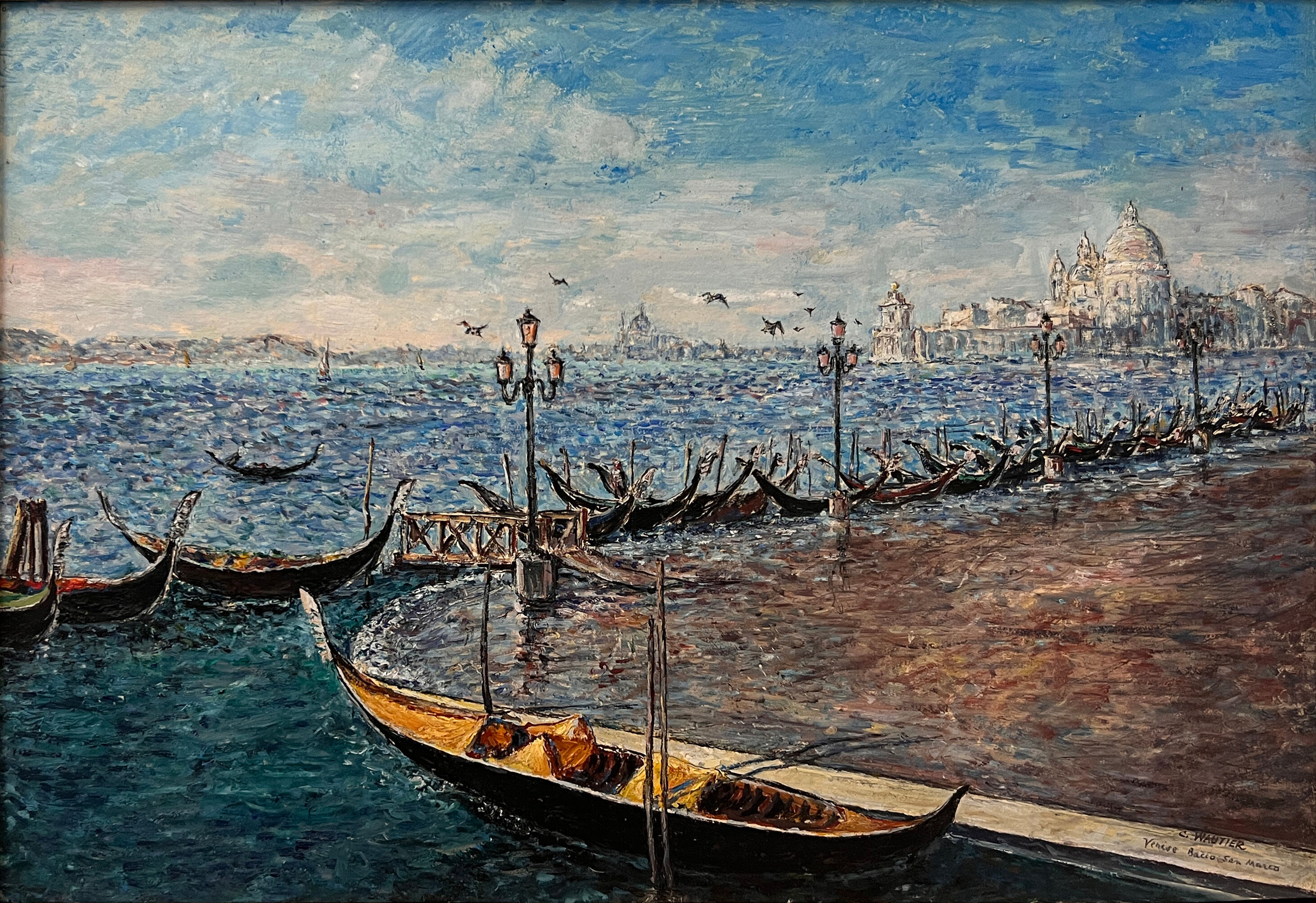 Painting by Claude Wautier