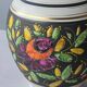 Large porcelain vase H. Becquet floral