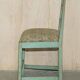 Pair of antique French chairs with original paint.